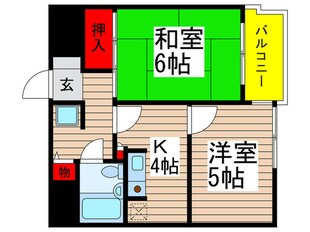 サリシャン市川の物件間取画像